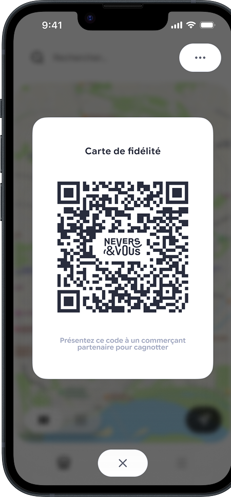Carte de fidélité sous forme de QR code