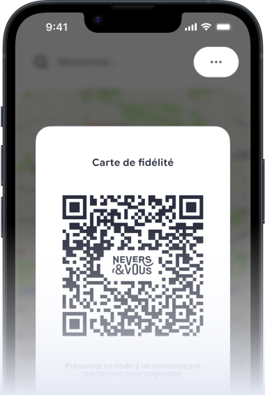 Scannez le QR code de votre client