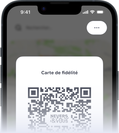 Carte de fidélité, scannez, cagnottez dans l'application Nevers et vous