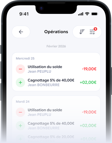 Retrouvez toutes les transactions de votre commerce