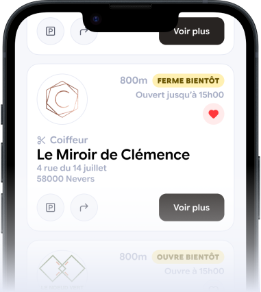 Mise en favoris de vos commerces préférés